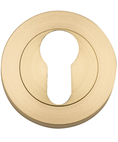 IVER FORGED ROUND EURO ESCUTCHEON 52MM - AVAILABLE IN VARIOUS FINISHES