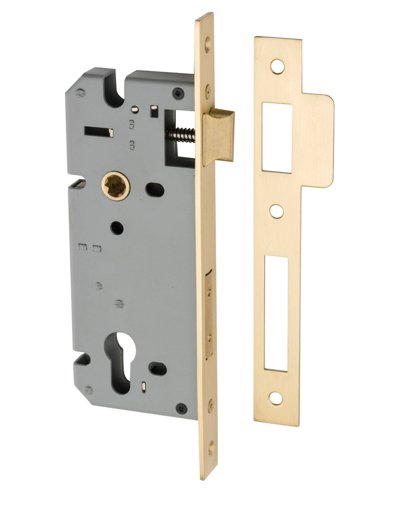 IVER 85MM EURO MORTICE LOCK - AVAILABLE IN VARIOUS FINISHES AND SIZES