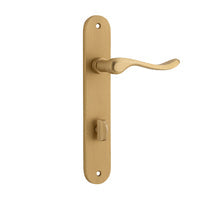 IVER STIRLING DOOR LEVER HANDLE ON OVAL BACKPLATE - CUSTOMISE TO YOUR NEEDS