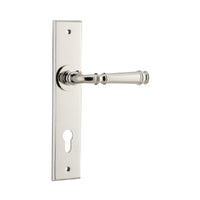 IVER VERONA DOOR LEVER HANDLE ON CHAMFERED BACKPLATE - CUSTOMISE TO YOUR NEEDS