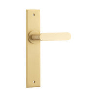 IVER BRONTE DOOR LEVER HANDLE ON CHAMFERED BACKPLATE - CUSTOMISE TO YOUR NEEDS