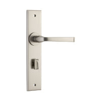 IVER ANNECY DOOR LEVER HANDLE ON CHAMFERED BACKPLATE - CUSTOMISE TO YOUR NEEDS