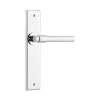 IVER HELSINKI DOOR LEVER HANDLE ON CHAMFERED BACKPLATE - CUSTOMISE TO YOUR NEEDS