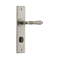 IVER SARLAT DOOR LEVER HANDLE ON CHAMFERED BACKPLATE - CUSTOMISE TO YOUR NEEDS