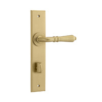 IVER SARLAT DOOR LEVER HANDLE ON CHAMFERED BACKPLATE - CUSTOMISE TO YOUR NEEDS