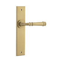 IVER VERONA DOOR LEVER HANDLE ON CHAMFERED BACKPLATE - CUSTOMISE TO YOUR NEEDS