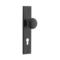 IVER CAMBRIDGE DOOR KNOB ON CHAMFERED BACKPLATE - CUSTOMISE TO YOUR NEEDS