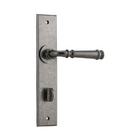 IVER VERONA DOOR LEVER HANDLE ON CHAMFERED BACKPLATE - CUSTOMISE TO YOUR NEEDS