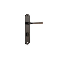 IVER ANNECY DOOR LEVER HANDLE ON OVAL BACKPLATE - CUSTOMISE TO YOUR NEEDS