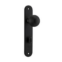 IVER GUILDFORD DOOR KNOB ON OVAL BACKPLATE - CUSTOMISE TO YOUR NEEDS