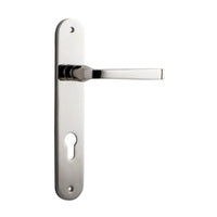 IVER ANNECY DOOR LEVER HANDLE ON OVAL BACKPLATE - CUSTOMISE TO YOUR NEEDS