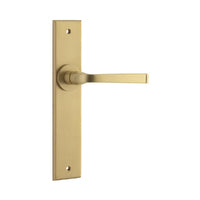 IVER ANNECY DOOR LEVER HANDLE ON CHAMFERED BACKPLATE - CUSTOMISE TO YOUR NEEDS