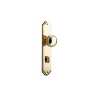 IVER PADDINGTON DOOR KNOB ON SHOULDERED BACKPLATE - CUSTOMISE TO YOUR NEEDS