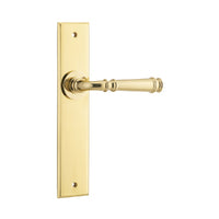 IVER VERONA DOOR LEVER HANDLE ON CHAMFERED BACKPLATE - CUSTOMISE TO YOUR NEEDS