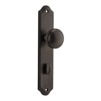 IVER PADDINGTON DOOR KNOB ON SHOULDERED BACKPLATE - CUSTOMISE TO YOUR NEEDS