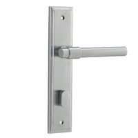 IVER HELSINKI DOOR LEVER HANDLE ON STEPPED BACKPLATE - CUSTOMISE TO YOUR NEEDS