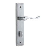 IVER STIRLING DOOR LEVER HANDLE ON STEPPED BACKPLATE - CUSTOMISE TO YOUR NEEDS