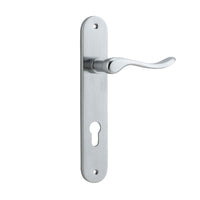 IVER STIRLING DOOR LEVER HANDLE ON OVAL BACKPLATE - CUSTOMISE TO YOUR NEEDS