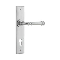 IVER VERONA DOOR LEVER HANDLE ON CHAMFERED BACKPLATE - CUSTOMISE TO YOUR NEEDS