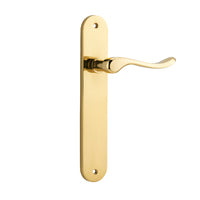 IVER STIRLING DOOR LEVER HANDLE ON OVAL BACKPLATE - CUSTOMISE TO YOUR NEEDS