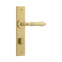 IVER SARLAT DOOR LEVER HANDLE ON CHAMFERED BACKPLATE - CUSTOMISE TO YOUR NEEDS