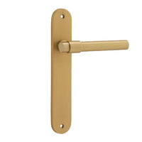 IVER HELSINKI DOOR LEVER HANDLE ON OVAL BACKPLATE - CUSTOMISE TO YOUR NEEDS