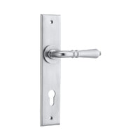 IVER SARLAT DOOR LEVER HANDLE ON CHAMFERED BACKPLATE - CUSTOMISE TO YOUR NEEDS