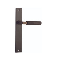 IVER BRUNSWICK DOOR LEVER HANDLE ON RECTANGULAR BACKPLATE - CUSTOMISE TO YOUR NEEDS