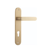 IVER BRONTE DOOR LEVER HANDLE ON OVAL BACKPLATE - CUSTOMISE TO YOUR NEEDS