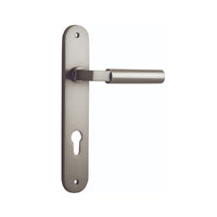 IVER BERLIN DOOR LEVER HANDLE ON OVAL BACKPLATE - CUSTOMISE TO YOUR NEEDS