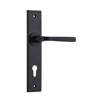 IVER ANNECY DOOR LEVER HANDLE ON CHAMFERED BACKPLATE - CUSTOMISE TO YOUR NEEDS