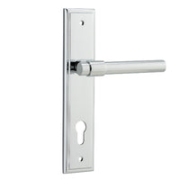 IVER HELSINKI DOOR LEVER HANDLE ON STEPPED BACKPLATE - CUSTOMISE TO YOUR NEEDS