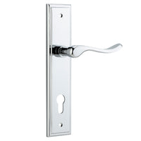 IVER STIRLING DOOR LEVER HANDLE ON STEPPED BACKPLATE - CUSTOMISE TO YOUR NEEDS