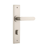 IVER BRONTE DOOR LEVER HANDLE ON CHAMFERED BACKPLATE - CUSTOMISE TO YOUR NEEDS