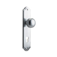 IVER PADDINGTON DOOR KNOB ON SHOULDERED BACKPLATE - CUSTOMISE TO YOUR NEEDS