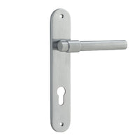 IVER HELSINKI DOOR LEVER HANDLE ON OVAL BACKPLATE - CUSTOMISE TO YOUR NEEDS