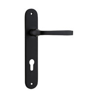 IVER ANNECY DOOR LEVER HANDLE ON OVAL BACKPLATE - CUSTOMISE TO YOUR NEEDS