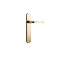 IVER ANNECY DOOR LEVER HANDLE ON OVAL BACKPLATE - CUSTOMISE TO YOUR NEEDS