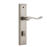 IVER STIRLING DOOR LEVER HANDLE ON STEPPED BACKPLATE - CUSTOMISE TO YOUR NEEDS