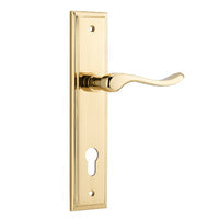 IVER STIRLING DOOR LEVER HANDLE ON STEPPED BACKPLATE - CUSTOMISE TO YOUR NEEDS