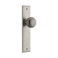 IVER CAMBRIDGE DOOR KNOB ON CHAMFERED BACKPLATE - CUSTOMISE TO YOUR NEEDS