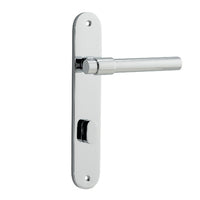 IVER HELSINKI DOOR LEVER HANDLE ON OVAL BACKPLATE - CUSTOMISE TO YOUR NEEDS