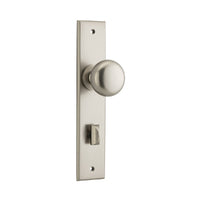 IVER CAMBRIDGE DOOR KNOB ON CHAMFERED BACKPLATE - CUSTOMISE TO YOUR NEEDS