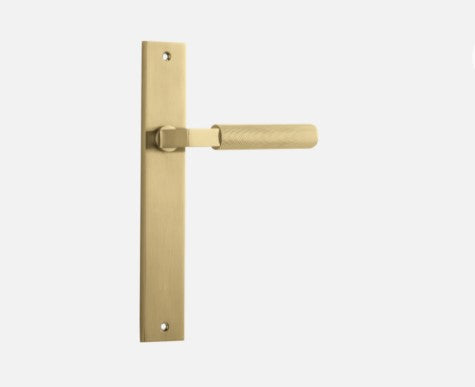 IVER BRUNSWICK DOOR LEVER HANDLE ON RECTANGULAR BACKPLATE - CUSTOMISE TO YOUR NEEDS