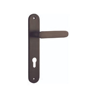 IVER BRONTE DOOR LEVER HANDLE ON OVAL BACKPLATE - CUSTOMISE TO YOUR NEEDS