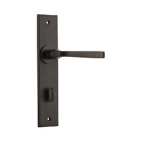 IVER ANNECY DOOR LEVER HANDLE ON CHAMFERED BACKPLATE - CUSTOMISE TO YOUR NEEDS