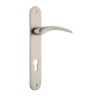 IVER OXFORD DOOR LEVER HANDLE ON OVAL BACKPLATE - CUSTOMISE TO YOUR NEEDS