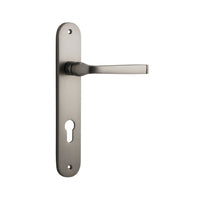 IVER ANNECY DOOR LEVER HANDLE ON OVAL BACKPLATE - CUSTOMISE TO YOUR NEEDS