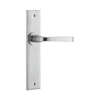 IVER ANNECY DOOR LEVER HANDLE ON CHAMFERED BACKPLATE - CUSTOMISE TO YOUR NEEDS