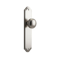 IVER PADDINGTON DOOR KNOB ON SHOULDERED BACKPLATE - CUSTOMISE TO YOUR NEEDS